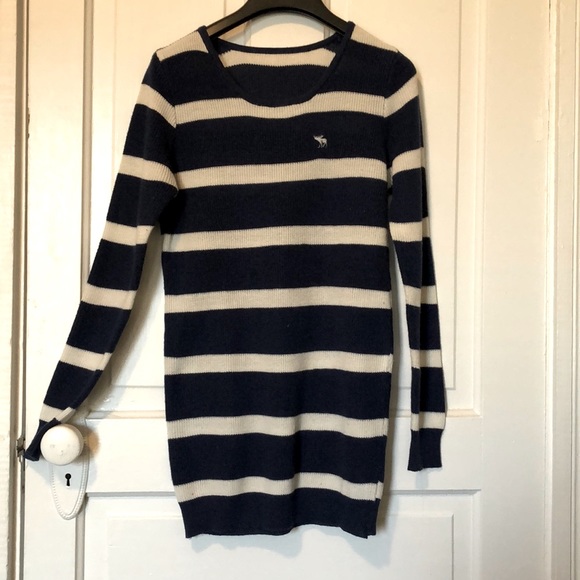 BUNDLE Old Navy & Abercrombie & Fitch Long Striped Sweaters S - Picture 4 of 8